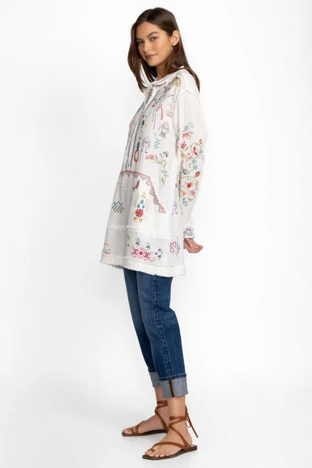 Women LITZY TUNIC Natural Johnny Was Tops Women LITZY TUNIC Natural Johnny Was Tops