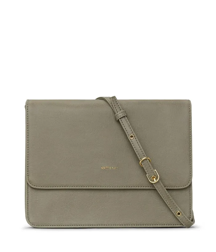 Women Lysa Vegan Crossbody Bag 8211 Vintage Sage Matt and Nat Crossbody