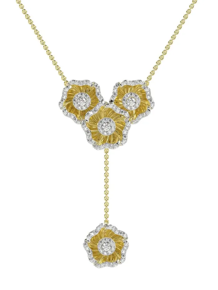Women Marchesa Jewelry Halo Flower Rose Gold Y Necklace Rose Gold Women Marchesa Jewelry Halo Flower Rose Gold Y Necklace Rose Gold