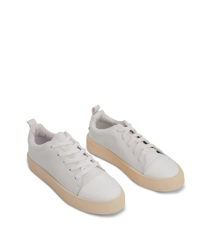 Women Marci Vegan Sneakers Whitepink Matt and Nat Sneakers