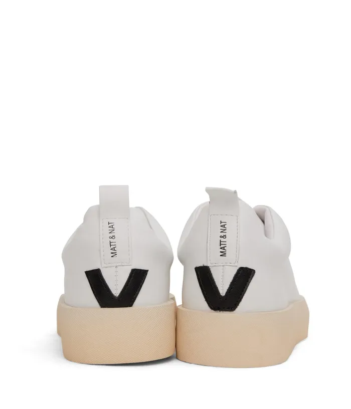 Women Marci Vegan Sneakers Whitepink Matt and Nat Sneakers
