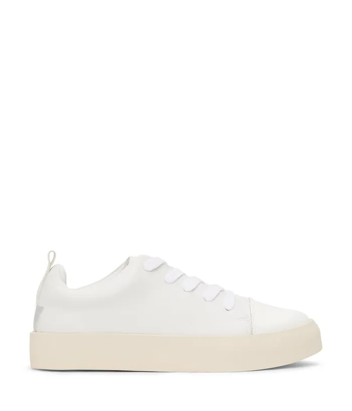 Women Marci Vegan Sneakers Whitesilver Matt and Nat Sneakers