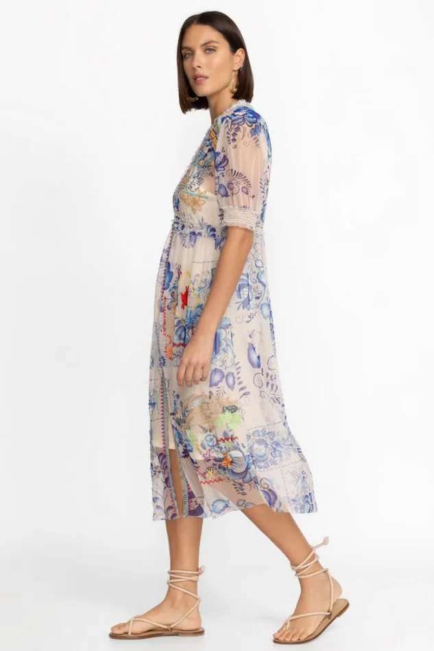 Women MAZZY RUCHED DRESS Farrowen Johnny Was Dresses Women MAZZY RUCHED DRESS Farrowen Johnny Was Dresses