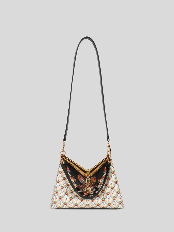 Women Medium Printed Vela Bag Etro Shoulder Bags