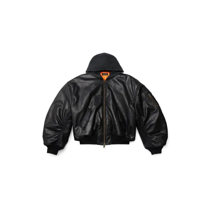 WomenMen Coats and Jackets Balenciaga Bomber In Black