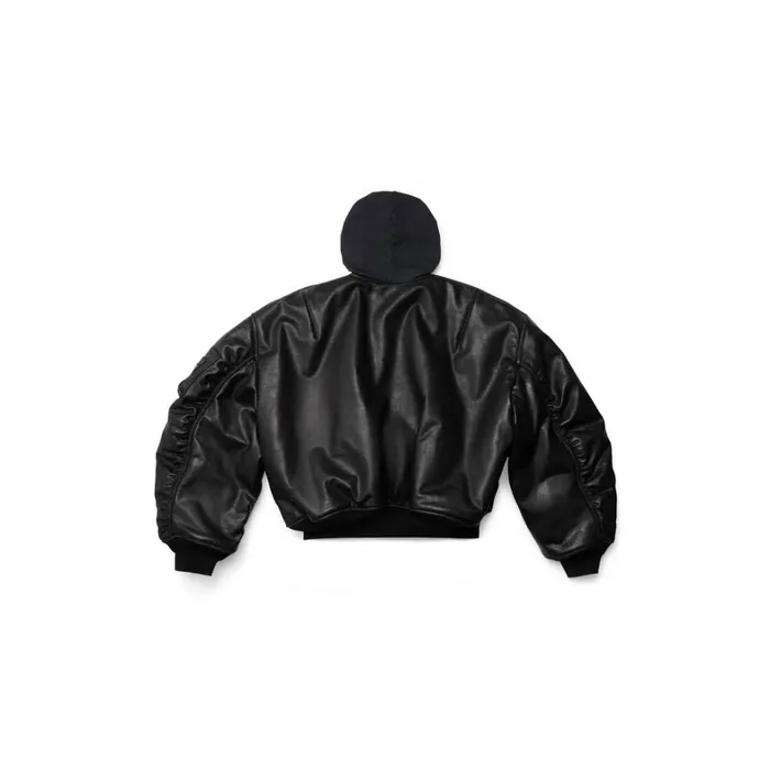 WomenMen Coats and Jackets Balenciaga Bomber In Black