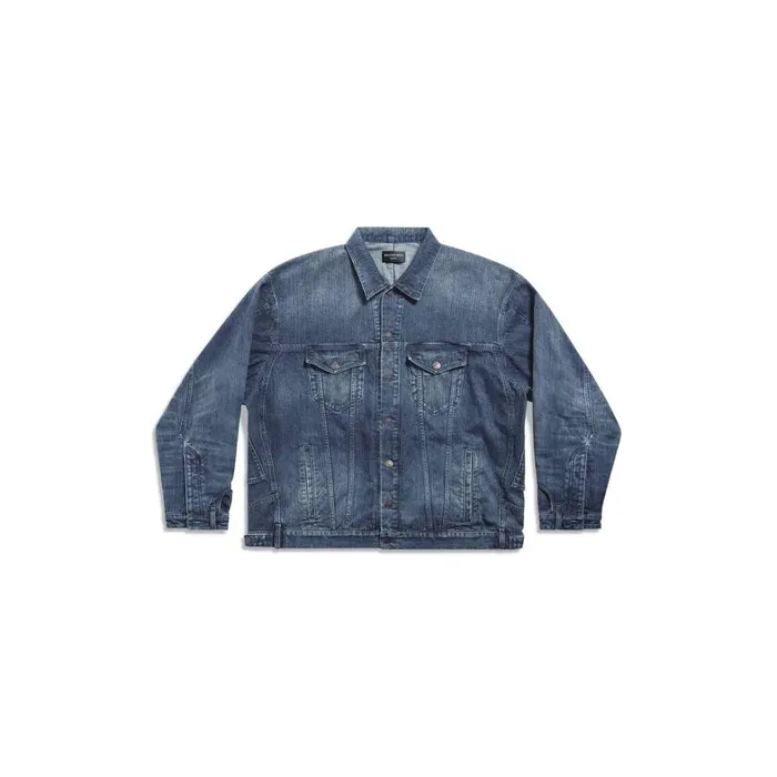 WomenMen Coats and Jackets Balenciaga Deconstructed Jacket In Dark Blue