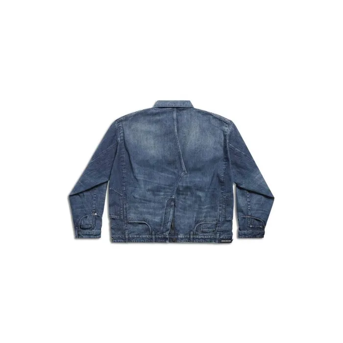 WomenMen Coats and Jackets Balenciaga Deconstructed Jacket In Dark Blue