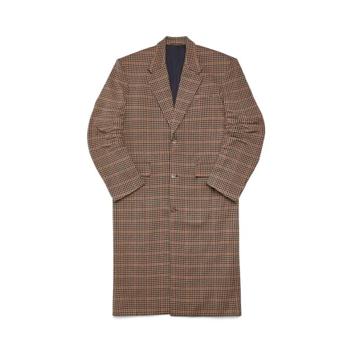 WomenMen Coats and Jackets Balenciaga Tailored Knitted Coat In Beige