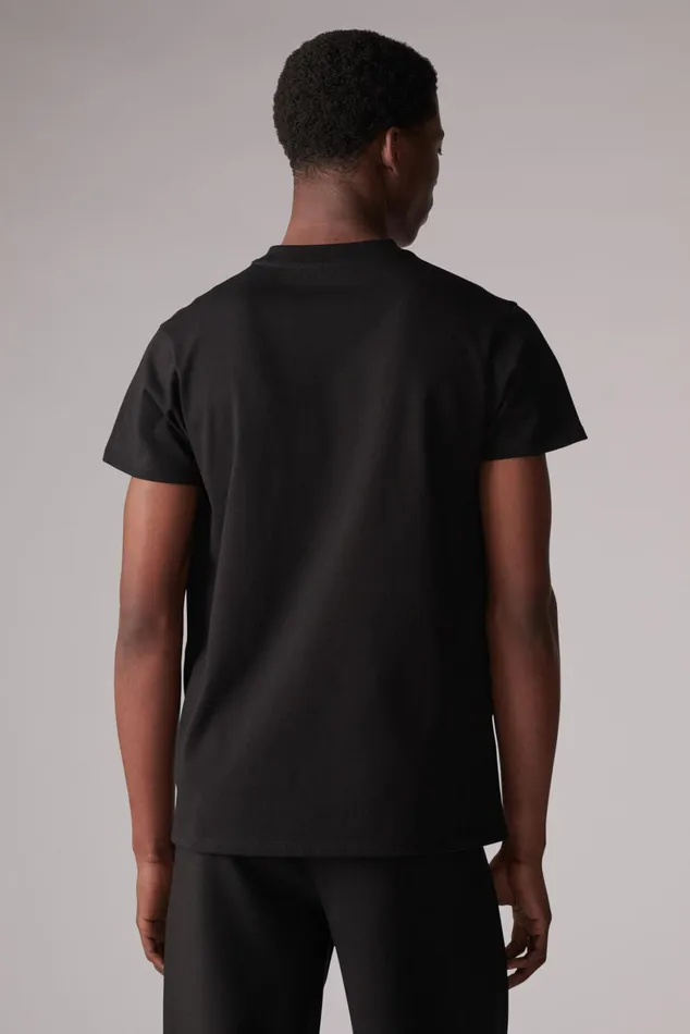 WomenMen Fiorucci TShirts and Tops Unisex Tile Graphic TShirt Black WomenMen Fiorucci TShirts and Tops Unisex Tile Graphic TShirt Black