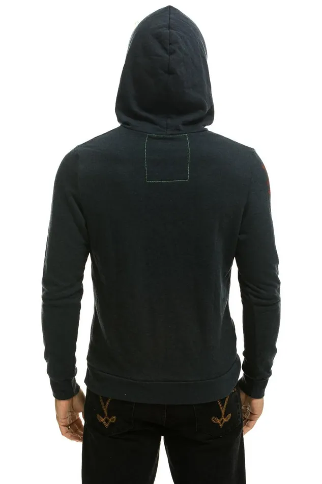 WomenMen Hoodies Aviator Nation Austin Pullover Hoodie 8211 Charcoal