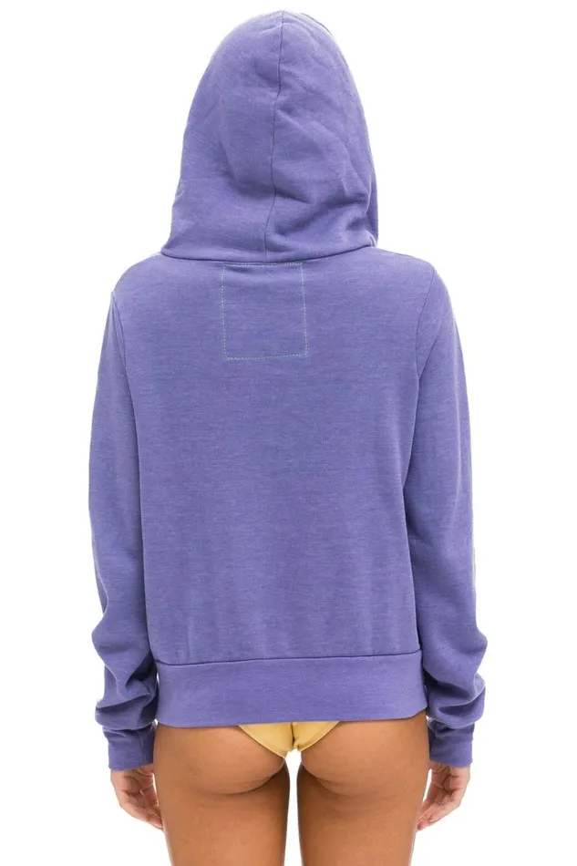 WomenMen Hoodies Aviator Nation Bolt 2 Hoodie 8211 Lavender Neon Pink