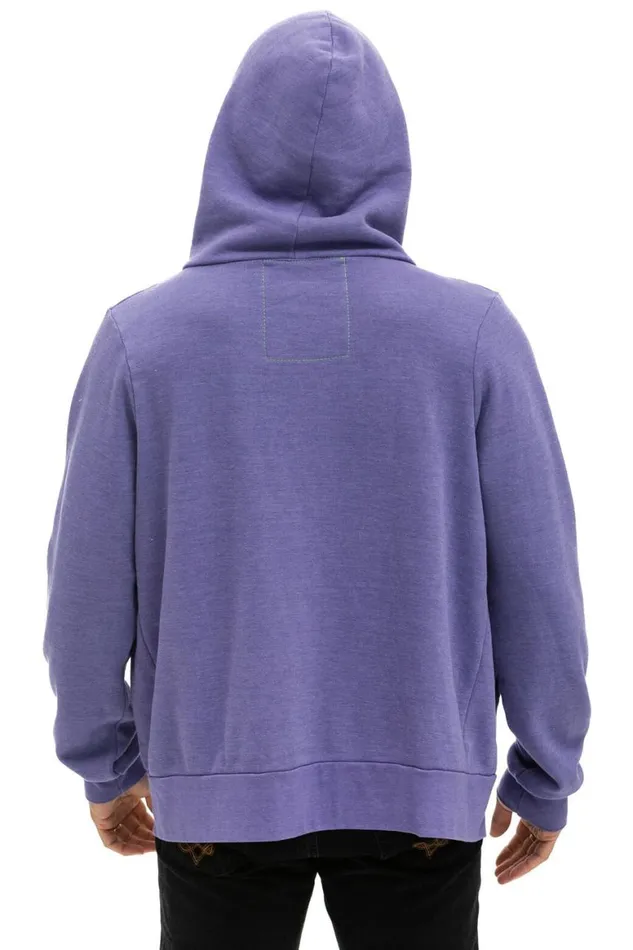 WomenMen Hoodies Aviator Nation Bolt 2 Hoodie 8211 Lavender Neon Pink