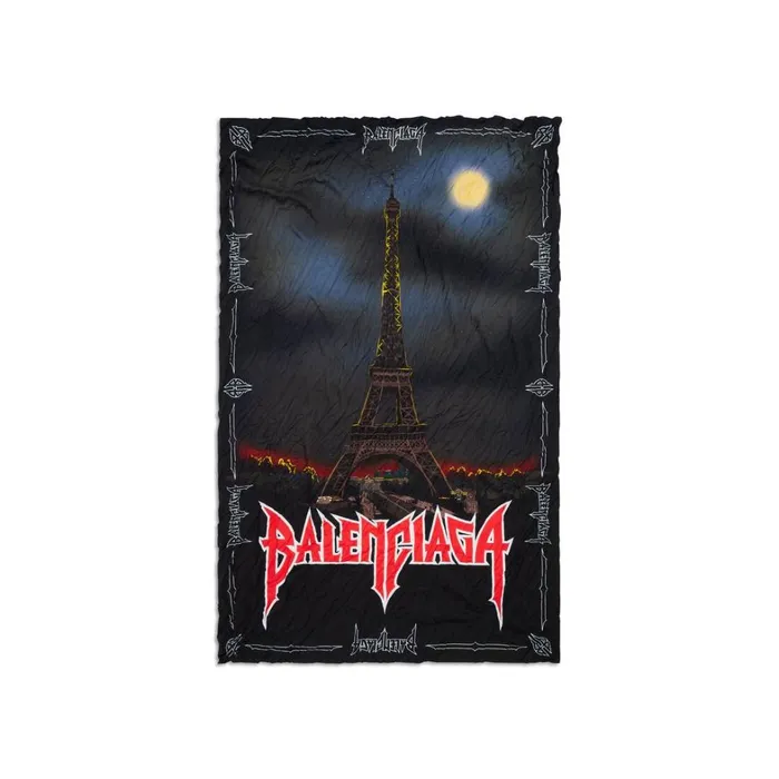 WomenMen Scarves and Caps Balenciaga Paris Moon Stola In Black