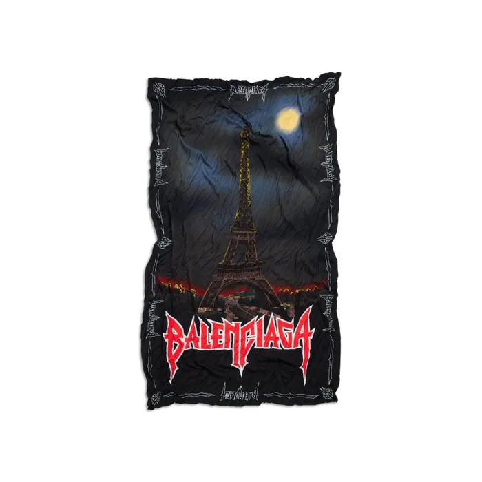 WomenMen Scarves and Caps Balenciaga Paris Moon Stola In Black