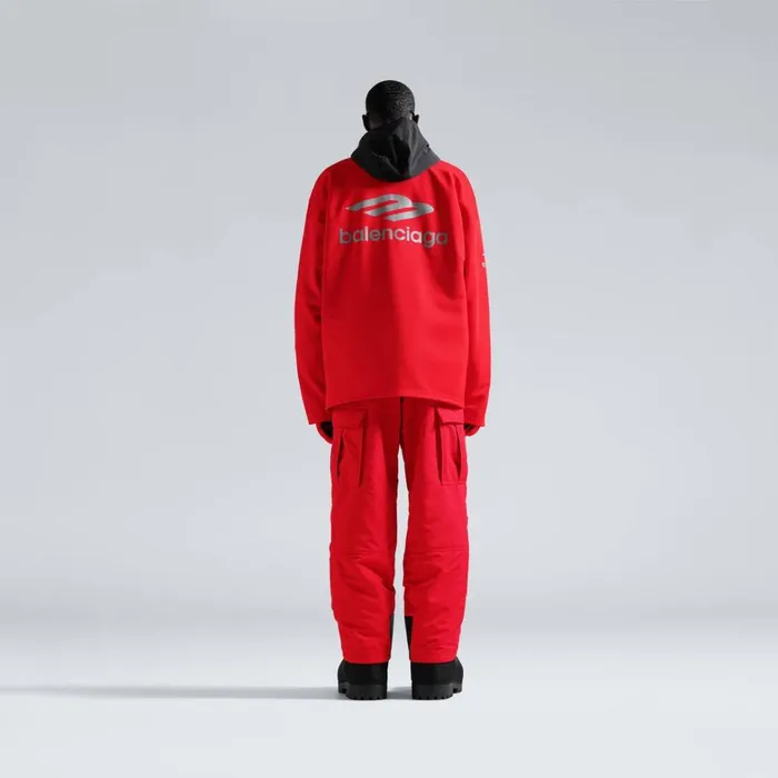 WomenMen Ski Balenciaga Skiwear 8211 3b Sports Icon Ski Cargo Trousers In Red