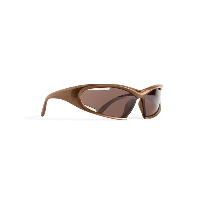 WomenMen Sunglasses Balenciaga Dynamo Rectangle Sunglasses In Green