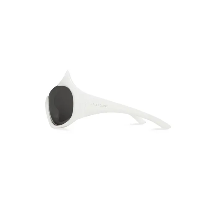 WomenMen Sunglasses Balenciaga Gotham Cat Sunglasses In White