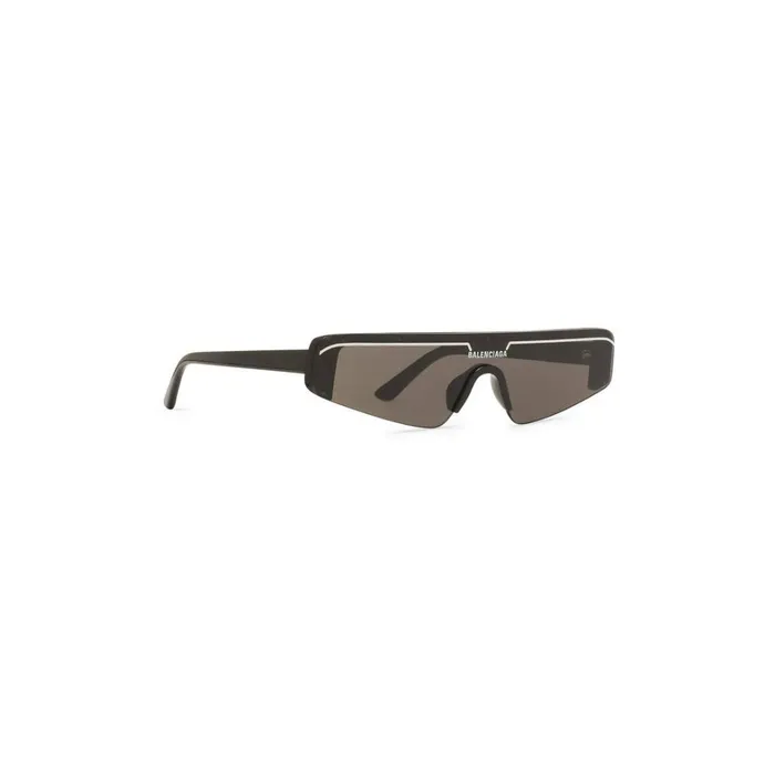 WomenMen Sunglasses Balenciaga Ski Rectangle Sunglasses In Black