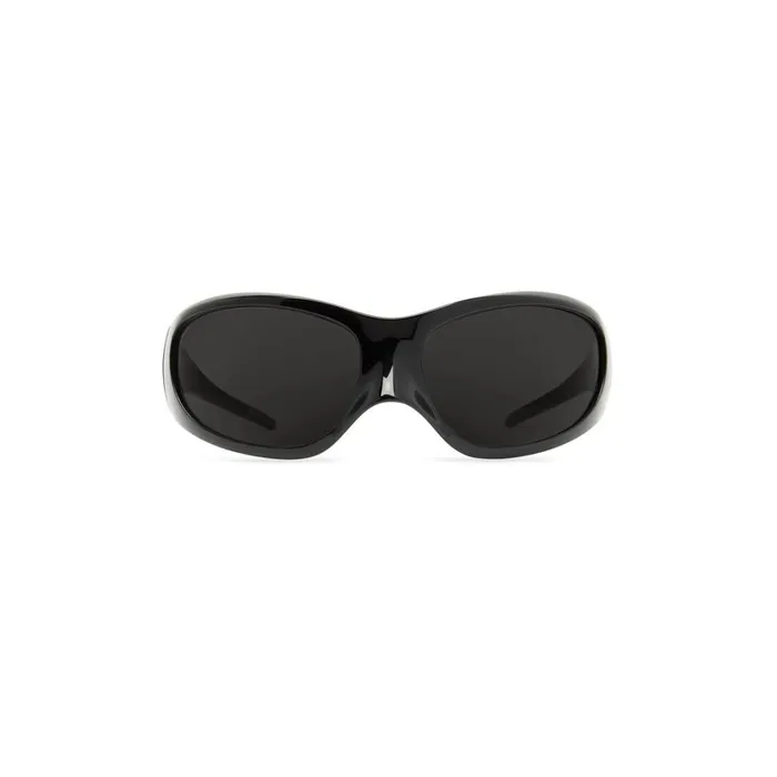 WomenMen Sunglasses Balenciaga Skin Xxl Cat Sunglasses In Black