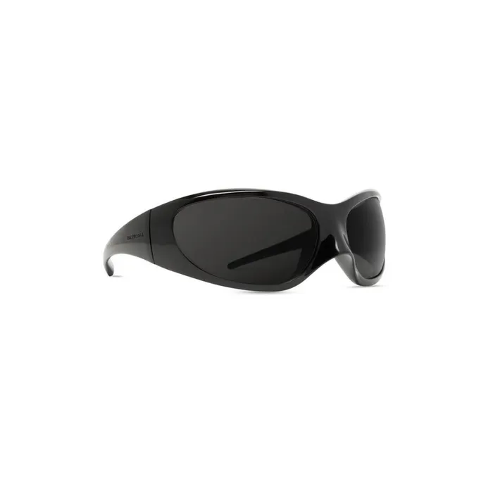 WomenMen Sunglasses Balenciaga Skin Xxl Cat Sunglasses In Black