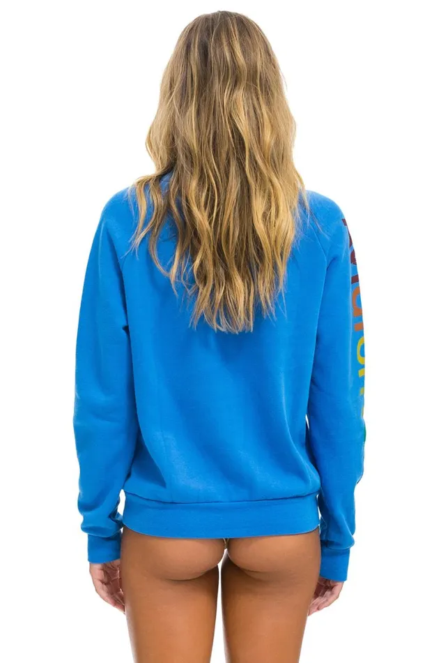 WomenMen Sweatshirts Aviator Nation Aspen Sweatshirt 8211 Ocean