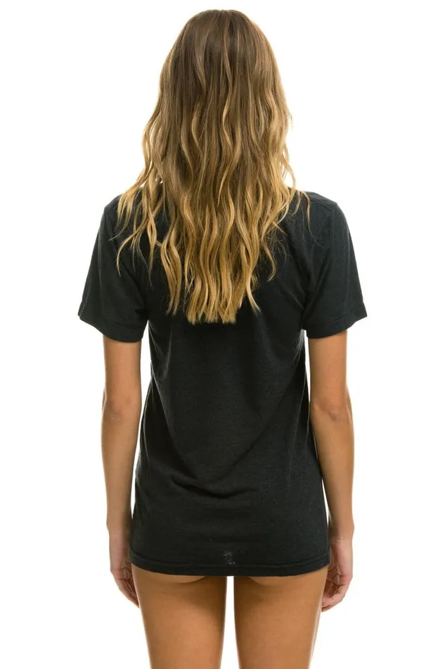 WomenMen Tees Aviator Nation Mlvy 8211 Crew Tee Shirt Char L