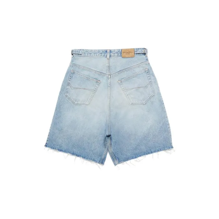 WomenMen Trousers Balenciaga Skater Shorts In Blue