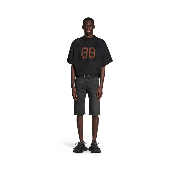 WomenMen Trousers Balenciaga Slim Shorts In Havana
