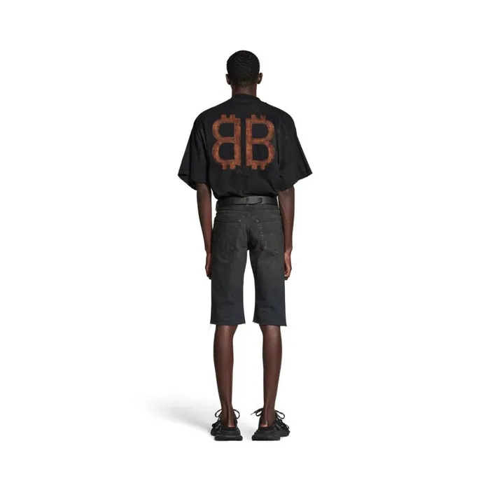 WomenMen Trousers Balenciaga Slim Shorts In Havana