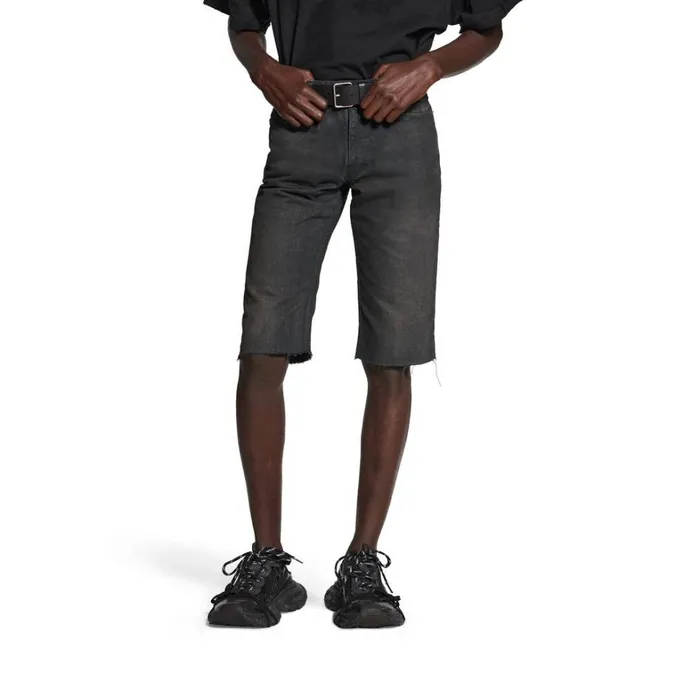 WomenMen Trousers Balenciaga Slim Shorts In Havana