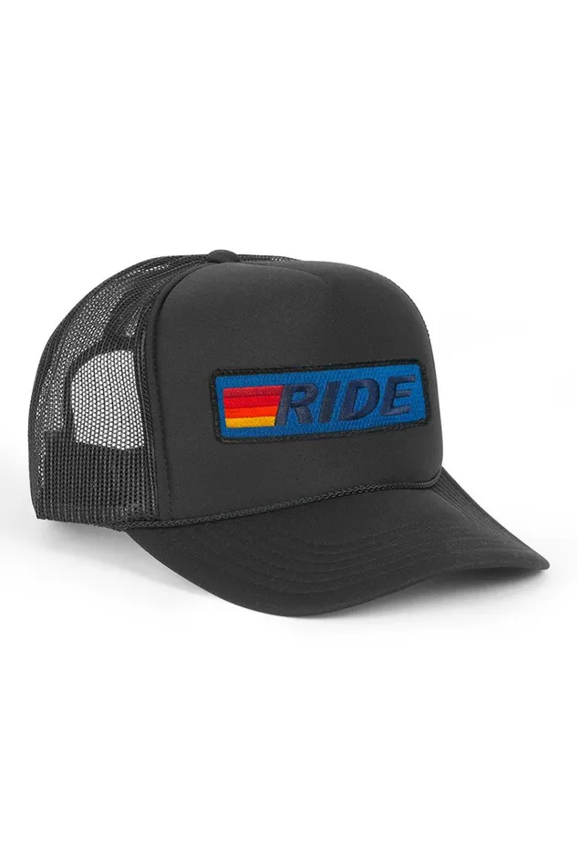 WomenMen Trucker Hats Aviator Nation Ride Logo 8211 Vintage Low Rise Trucker