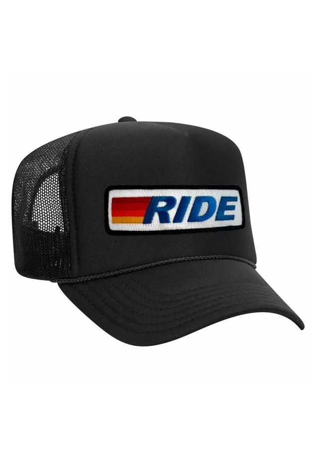 WomenMen Trucker Hats Aviator Nation Ride Logo 8211 Vintage Low Rise Trucker