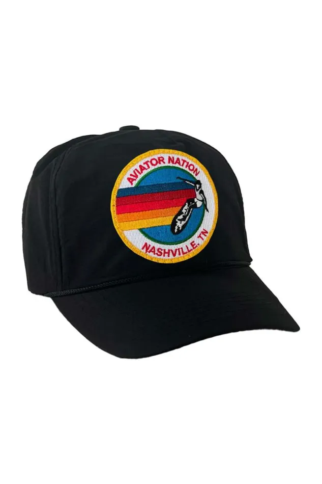 WomenMen Trucker Hats Aviator Nation Signature Nashville Vintage Nylon Trucker Hat WomenMen Trucker Hats Aviator Nation Signature Nashville Vintage Nylon Trucker Hat