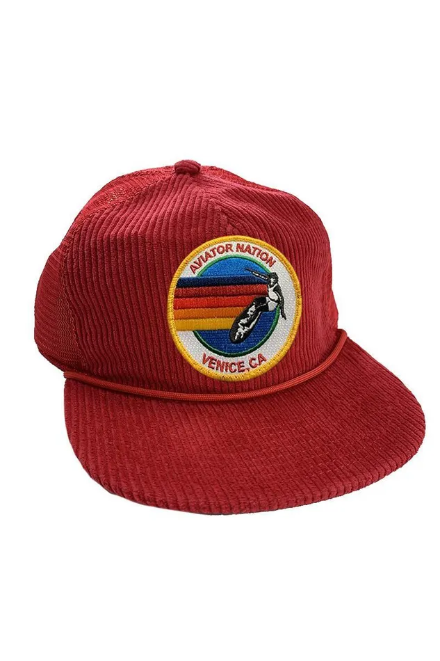 WomenMen Trucker Hats Aviator Nation Signature Venice 8211 Vintage Corduroy Mesh Trucker Hat WomenMen Trucker Hats Aviator Nation Signature Venice 8211 Vintage Corduroy Mesh Trucker Hat