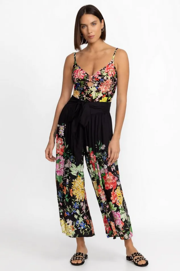 Women METALLI NOTTE PALAZZO CROPPED PANT Metalli Notte Johnny Was Swim and Resort Women METALLI NOTTE PALAZZO CROPPED PANT Metalli Notte Johnny Was Swim and Resort