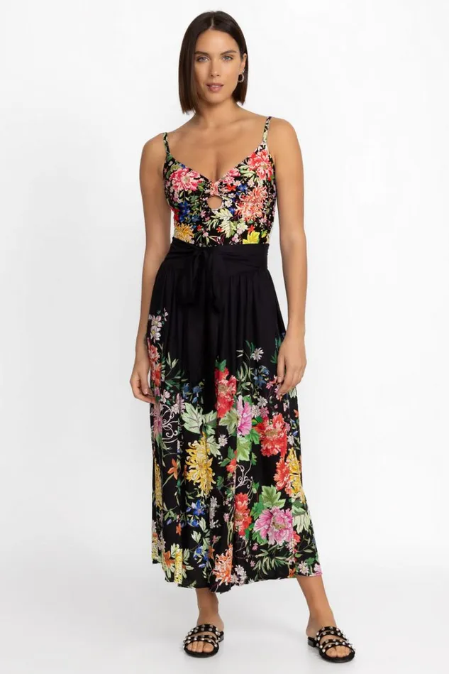 Women METALLI NOTTE PALAZZO CROPPED PANT Metalli Notte Johnny Was Swim and Resort Women METALLI NOTTE PALAZZO CROPPED PANT Metalli Notte Johnny Was Swim and Resort