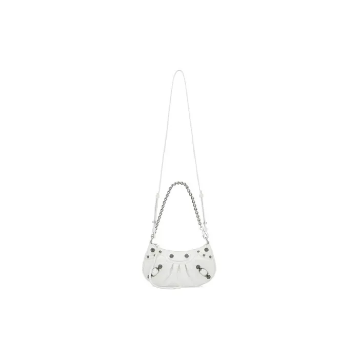 Women Mini Bags Balenciaga Le Cagole Mini Bag With Chain In Off White