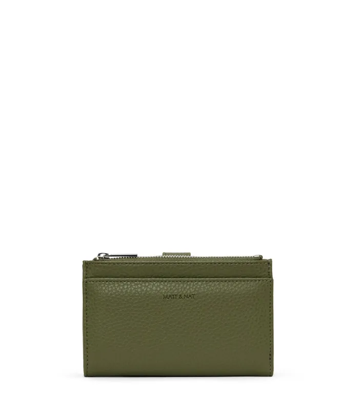 Women Motivsm Small Vegan Wallet 8211 Purity Meadow Matt and Nat Wallets