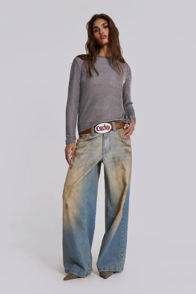 Women Mud Wash Colossus Jeans Jaded London Jeans