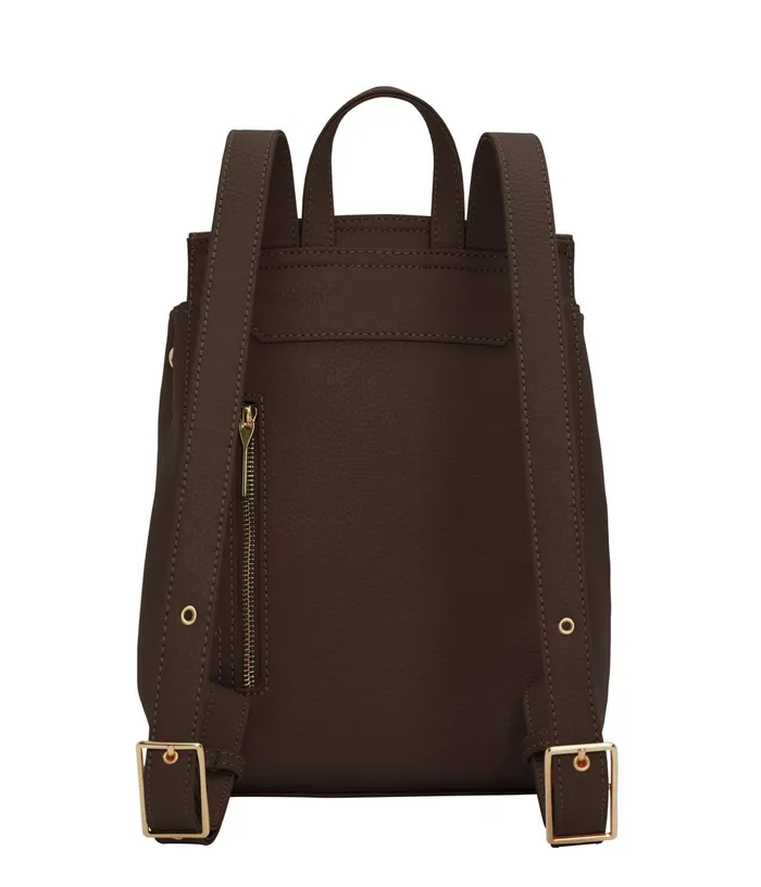 Women Mumbai Med Vegan Backpack 8211 Purity Chocolate Matt and Nat Backpacks