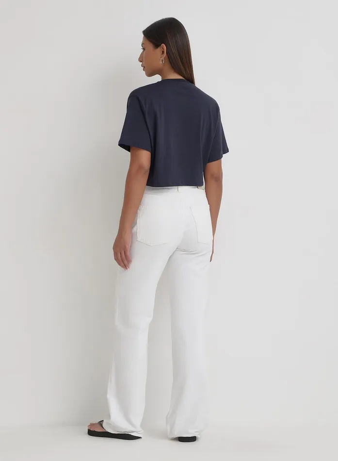 Women Navy Tie Front Brunch Club TShirt Ellira 4th and Reckless Athleisure