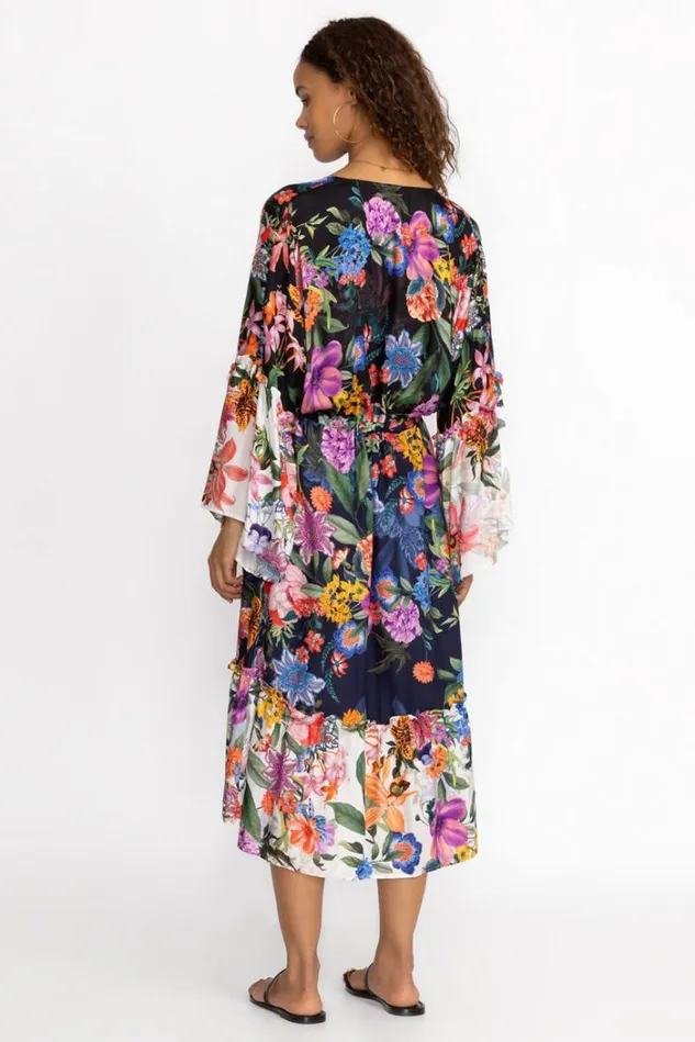 Women NEON JUNGLE MIX TIERED DRESS Neon Jungle Johnny Was Swim and Resort Women NEON JUNGLE MIX TIERED DRESS Neon Jungle Johnny Was Swim and Resort