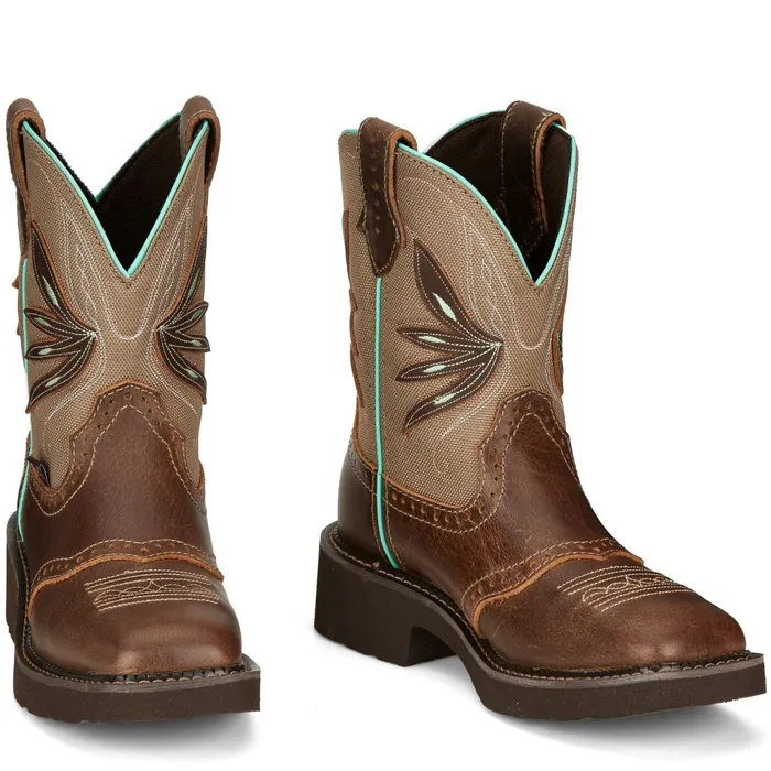 WOMEN Nettie 8034 Western Boot Tan Justin Boots Western