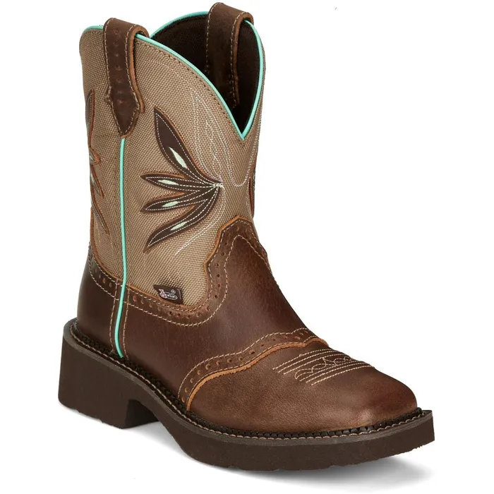 WOMEN Nettie 8034 Western Boot Tan Justin Boots Western