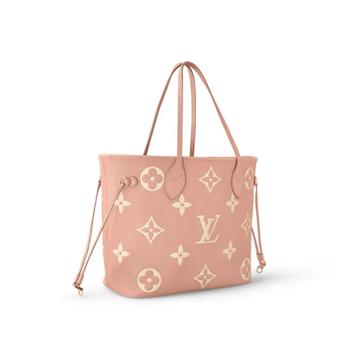 Women Neverfull Bag Louis Vuitton Louis Vuitton Neverfull MM M46329 Trianon Pink Cream 8211 Louis Vuitton Handbag Store