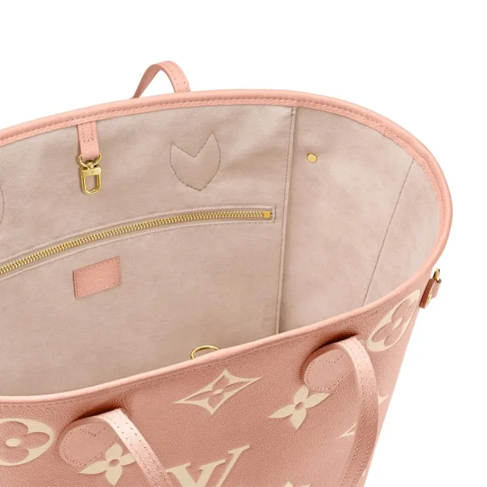 Women Neverfull Bag Louis Vuitton Louis Vuitton Neverfull MM M46329 Trianon Pink Cream 8211 Louis Vuitton Handbag Store