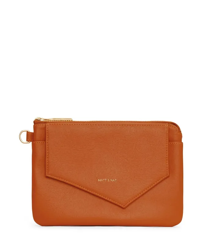 Women Nia Vegan Wristlet Wallet 8211 Arbor Ginger Matt and Nat Wallets