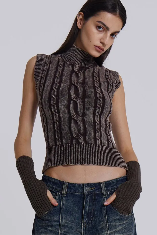Women Nixa Knit Top Jaded London Knitwear