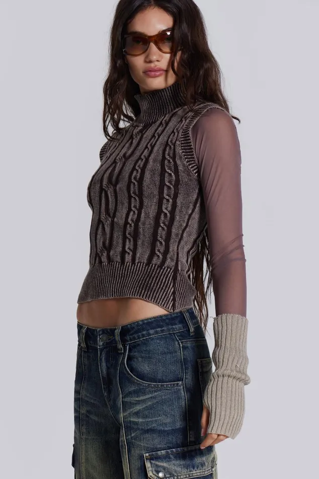 Women Nixa Knit Top Jaded London Knitwear